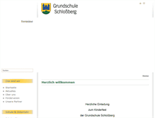 Tablet Screenshot of gs-schlossberg.de